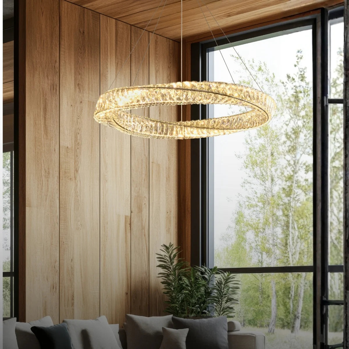 ring chandelier for living room
