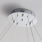 design led ring chandelier