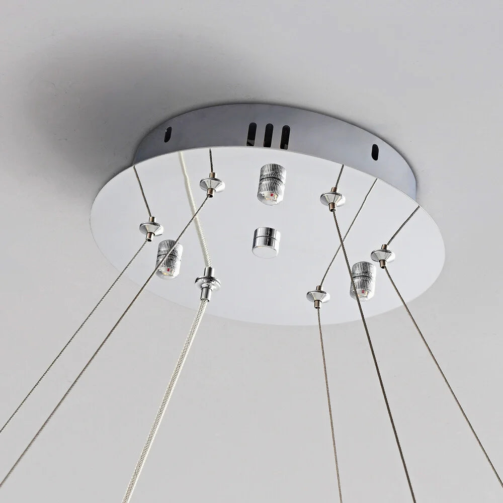 design led ring chandelier