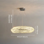 design led ring chandelier
