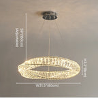 design led ring chandelier