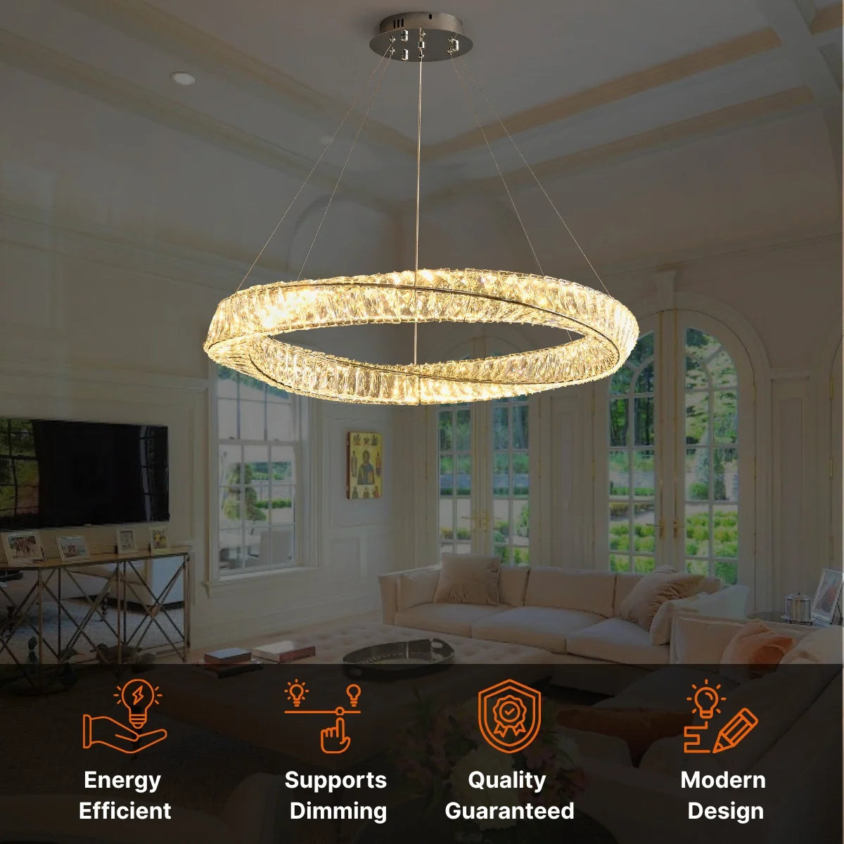 Elaris Ring Chandelier