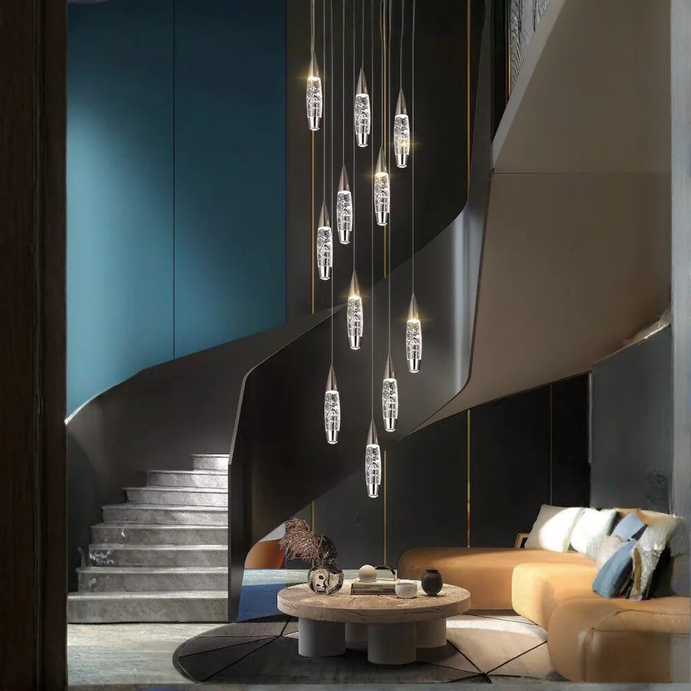 luxury living room led chandelier