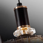 Elora LED Crystal Pendant Light Modern Black Small Crystal Chandelier