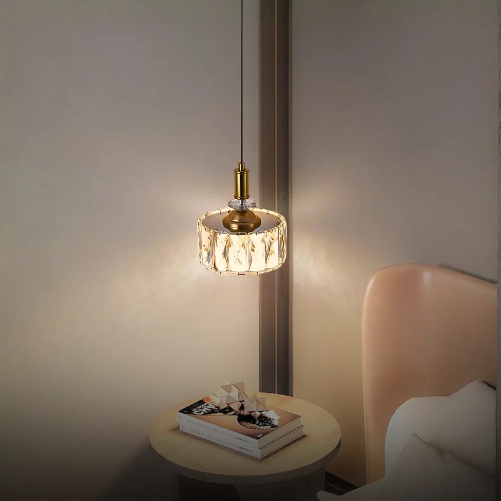 bedside led crystal light