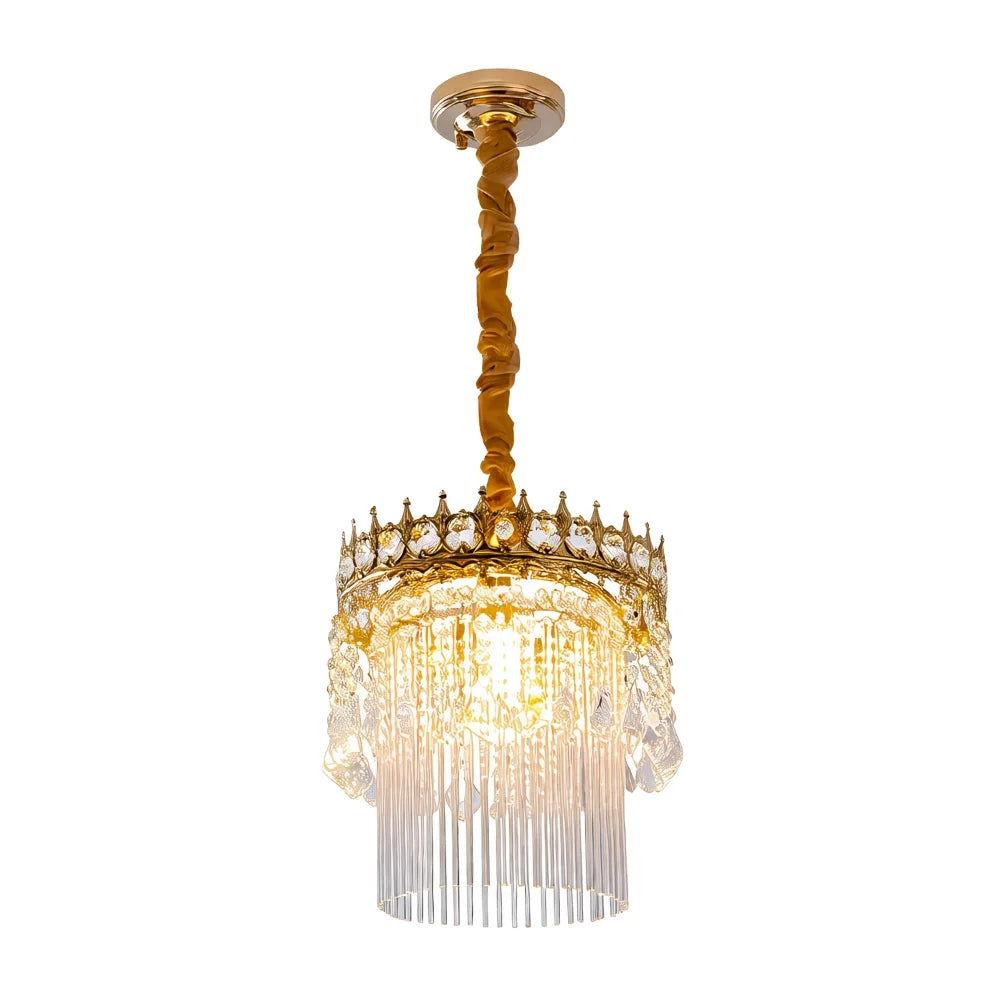 mini crown crystal light