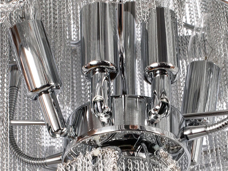 Elysian Chandelier_Modern Luxury Living Room Tassel Lighting Fixture Detail