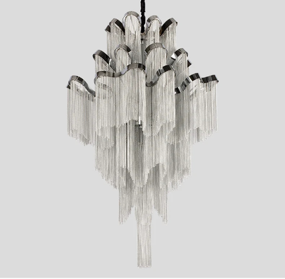 Elysian Chandelier_Modern Luxury Living Room Tassel Lighting Fixture