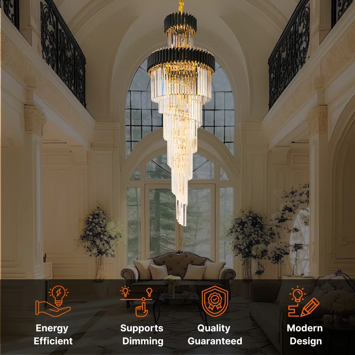 Ethereal Staircase Chandelier