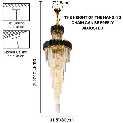 Ethereal Staircase Chandelier