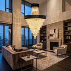 Ethereal-loft Black Gold Chandelier
