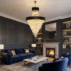 Black Gold Chandelier