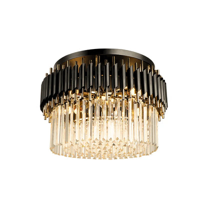 Black and gold ceiling chandelier