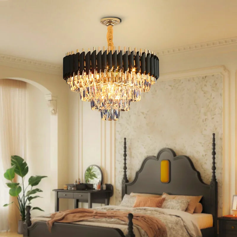 Lving room crystal light fixtures