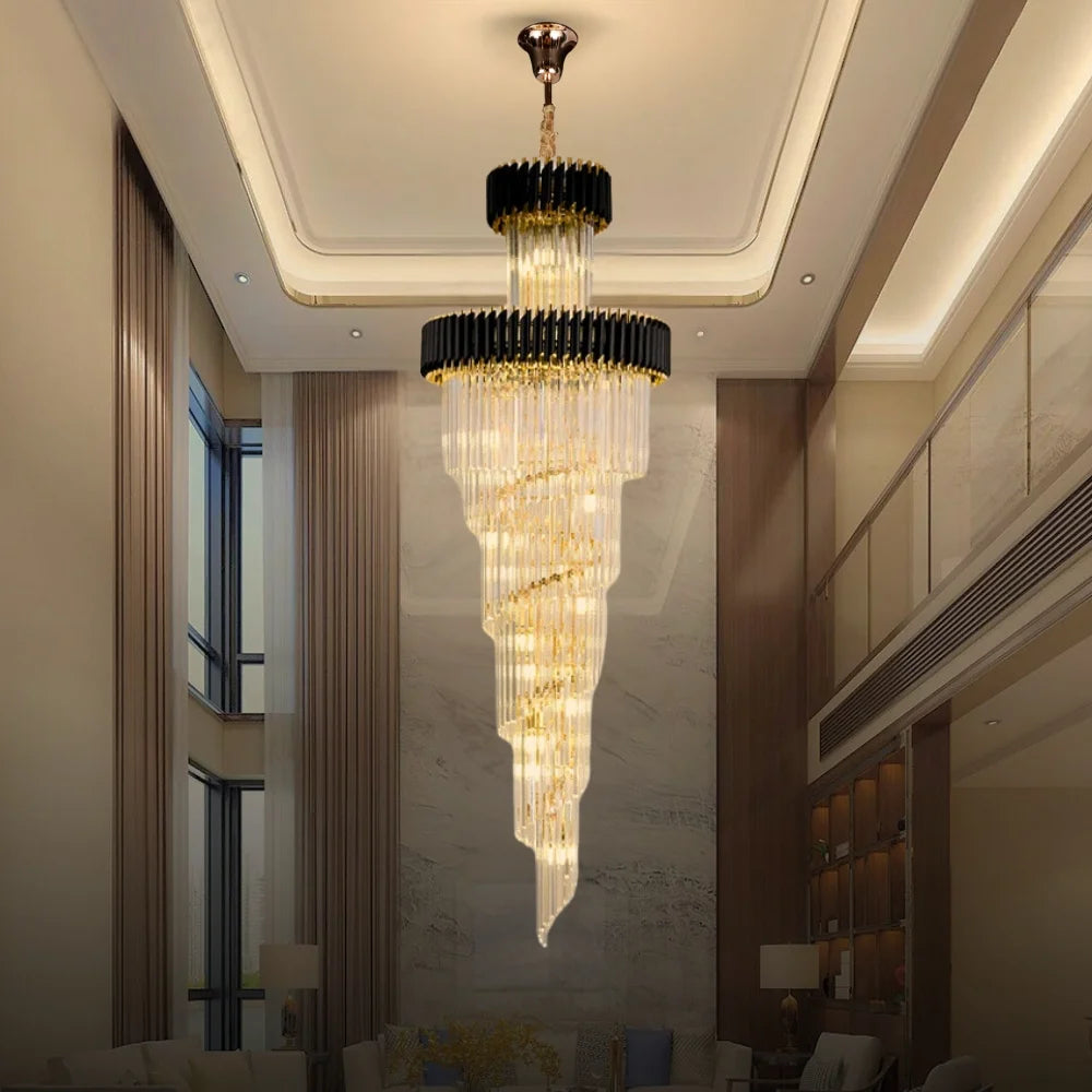 Ethereal Staircase Chandelier Modern