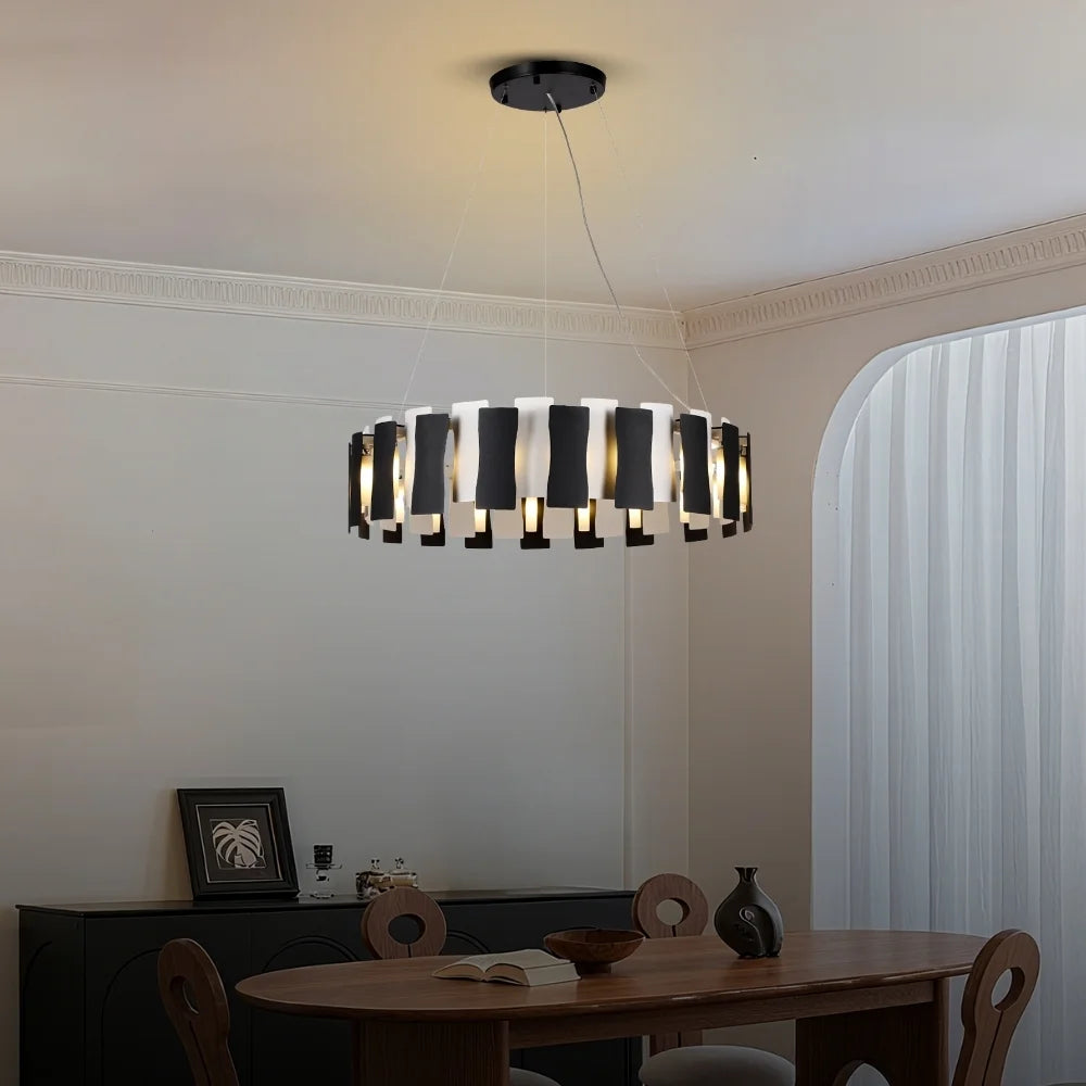 Black and White Chandelier