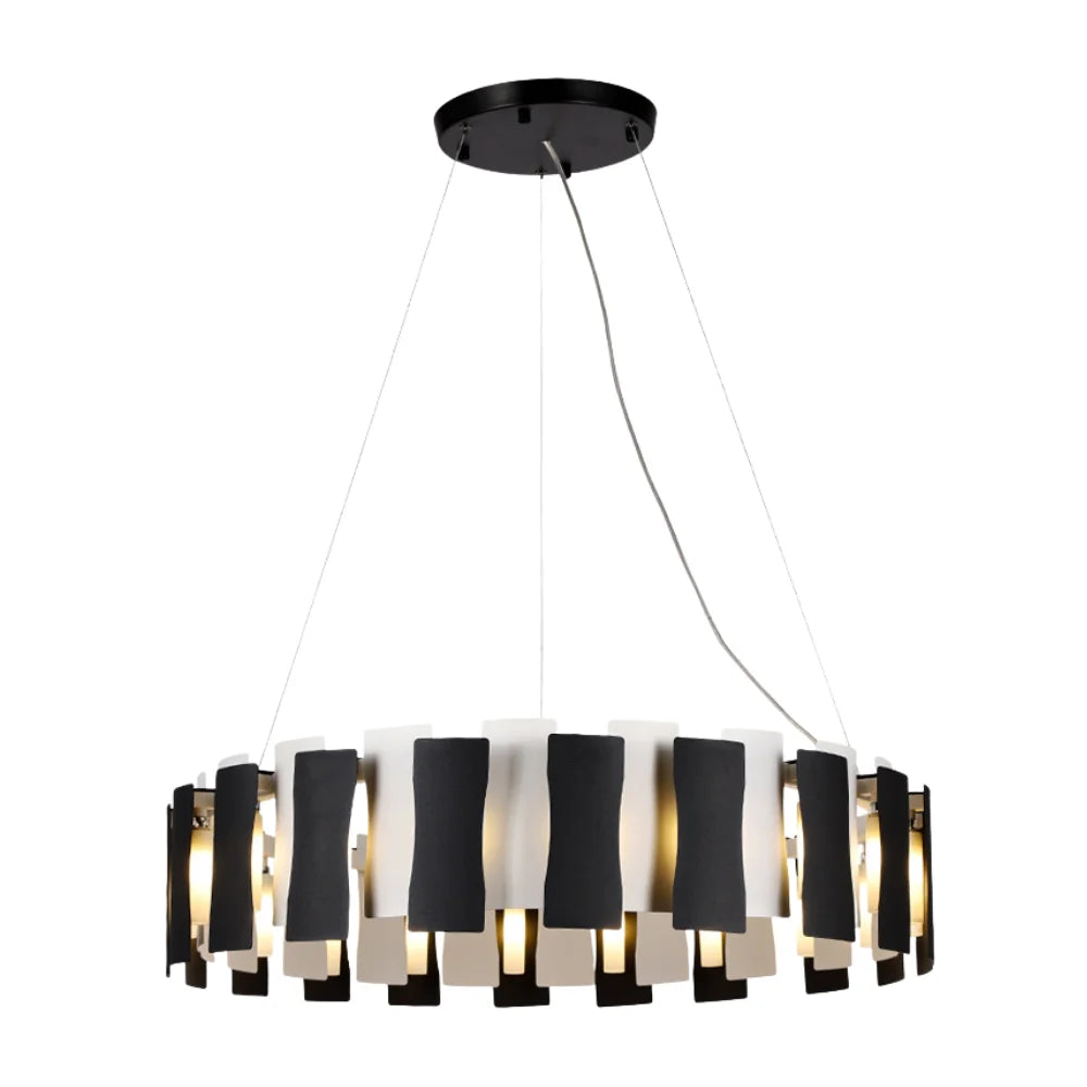 Black and White Chandelier