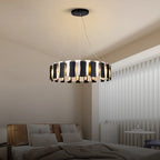 round hanging chandelier for bedroom