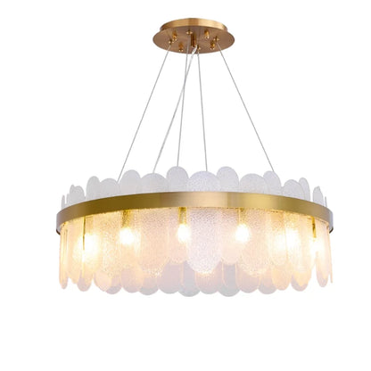 Glacia Luxury Glass Crystal Chandelier for Living Room