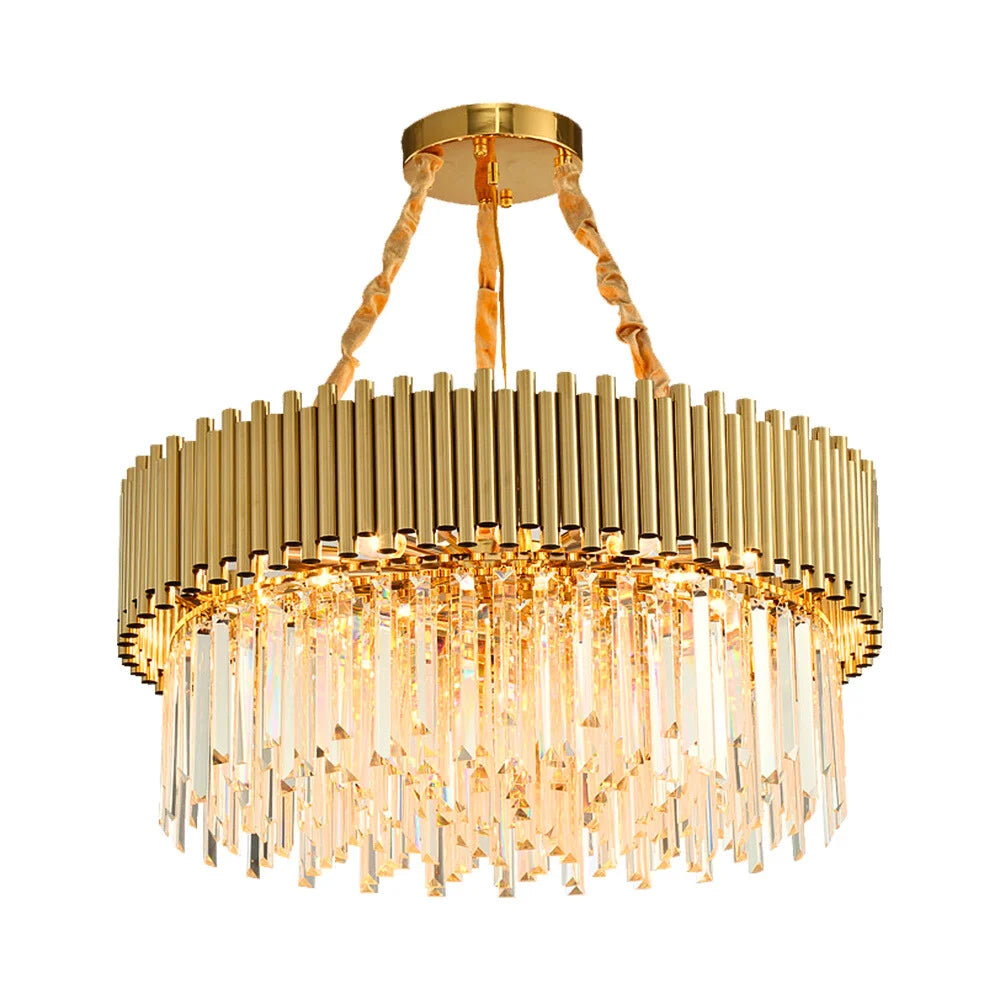 Gold  Crystal Chandelier