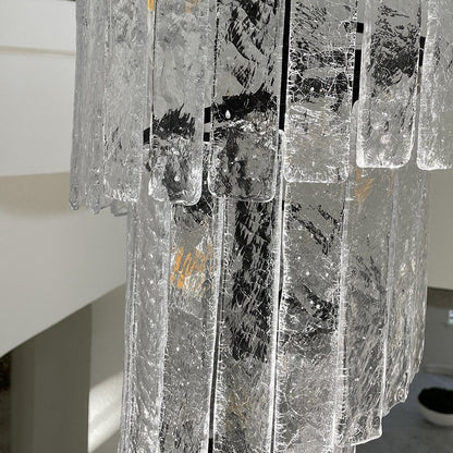 Glim Chandelier-Black Modern Glass Chandelier Lighting For Living Room-Glass Detail