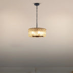 glass black chandelier