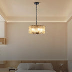 black glass hanging lamp