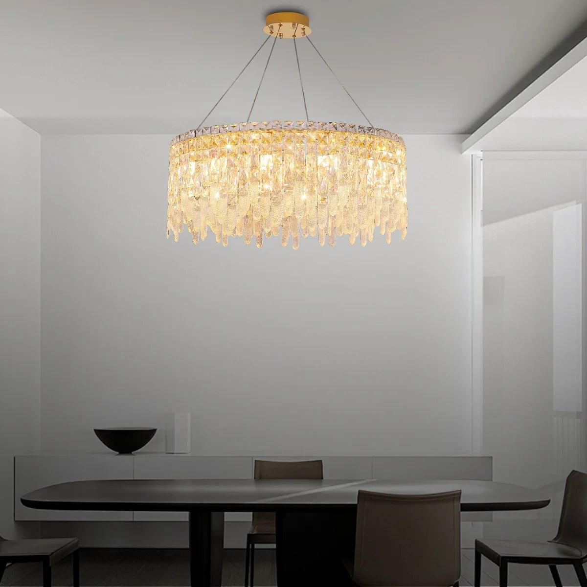modern crystal chandelier for living room ceiling