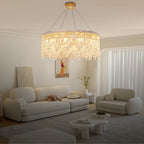 modern crystal chandelier for living room ceiling