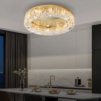 modern crystal light for ceiling