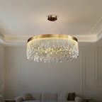 Gold Crystal Chandelier