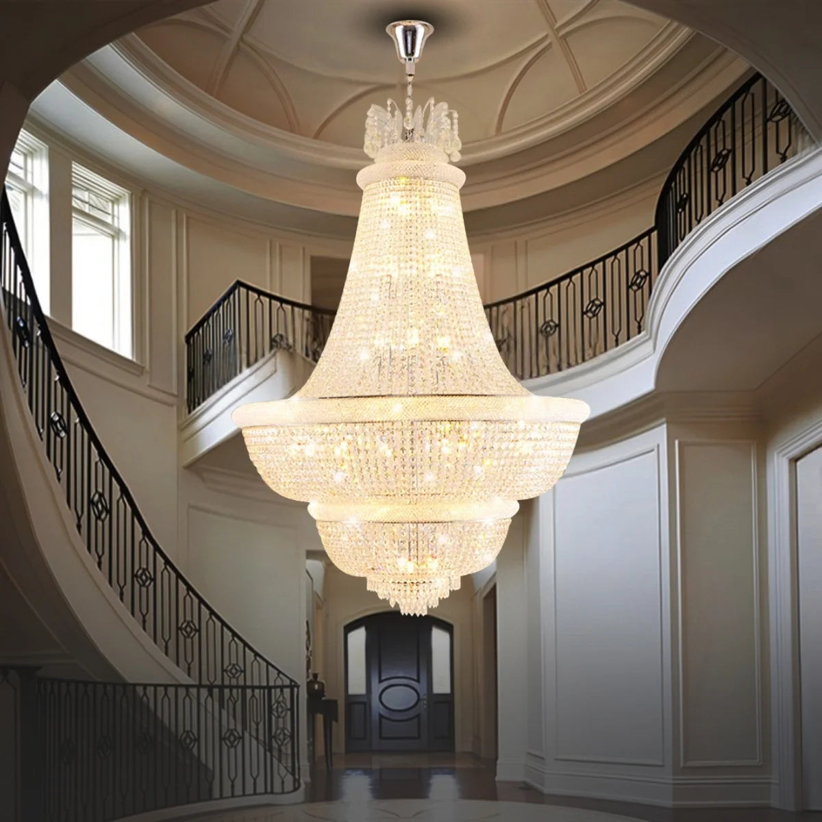 Gold Crystal Chandelier