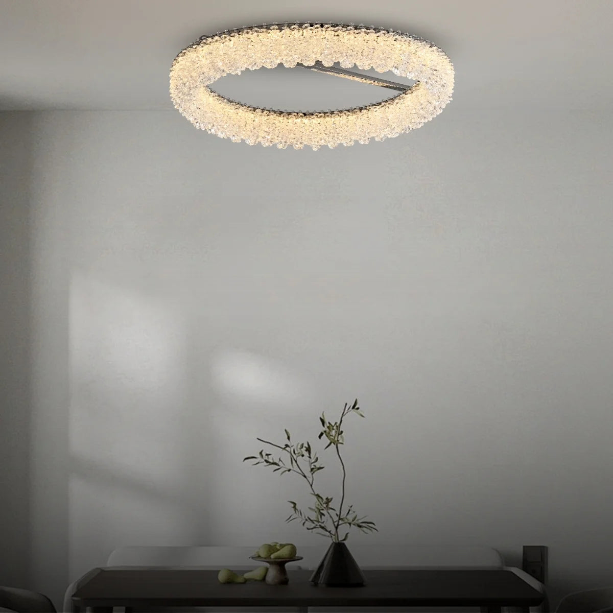 modern crystal ceiling light