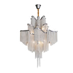 Modern chandelier light fixture for elegant living room decor