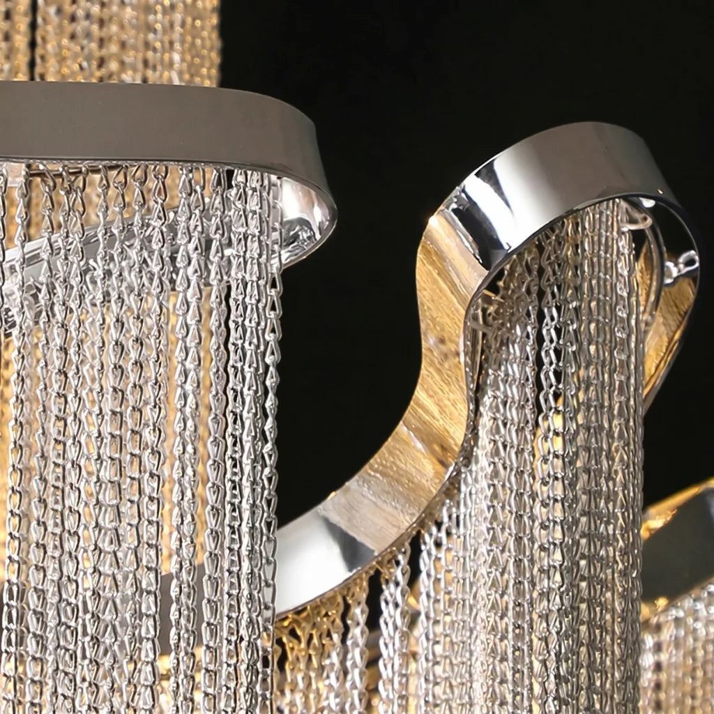 Contemporary chandelier lighting fixture for luxury home decor