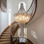Modern chandelier light fixture for elegant living room decor