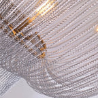 YOOGEE statement chandelier for dining room and foyer lighting