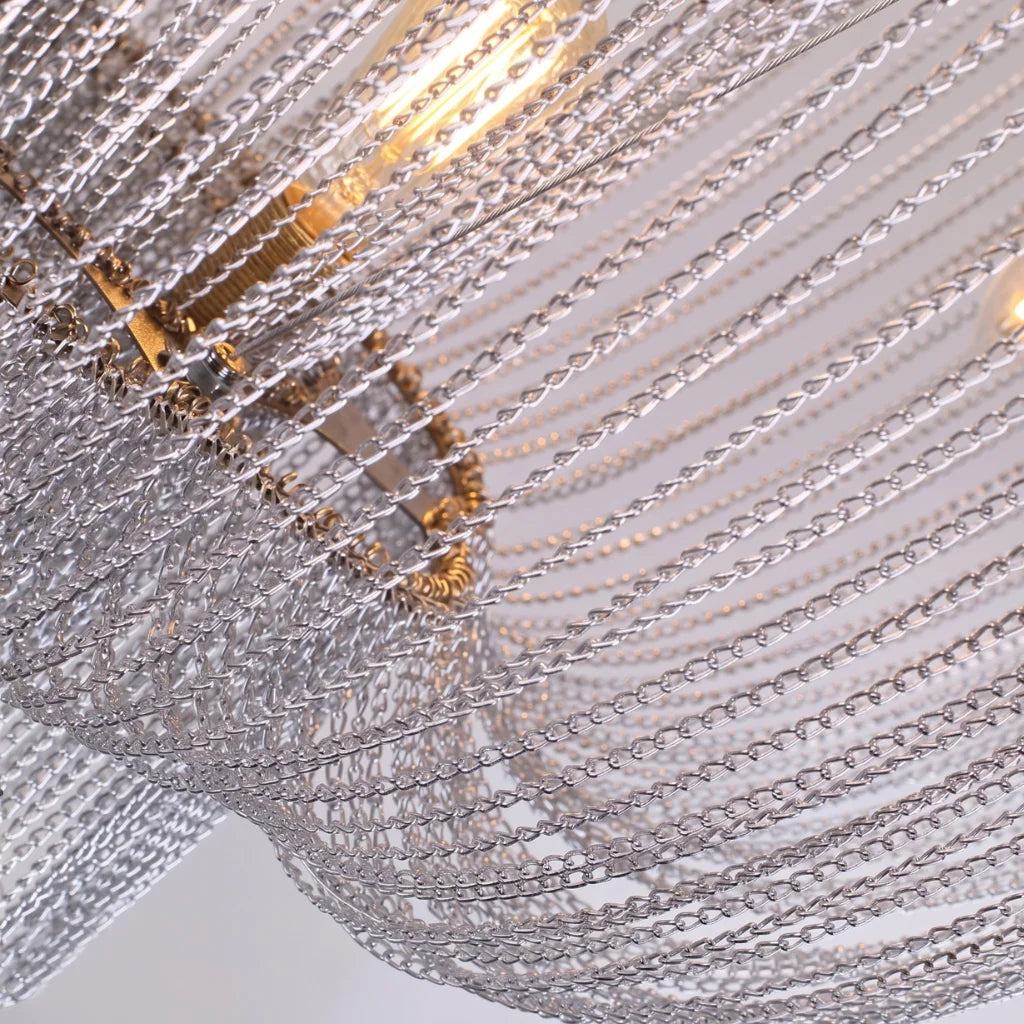 YOOGEE statement chandelier for dining room and foyer lighting