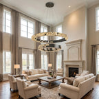 rings crystal chandelier