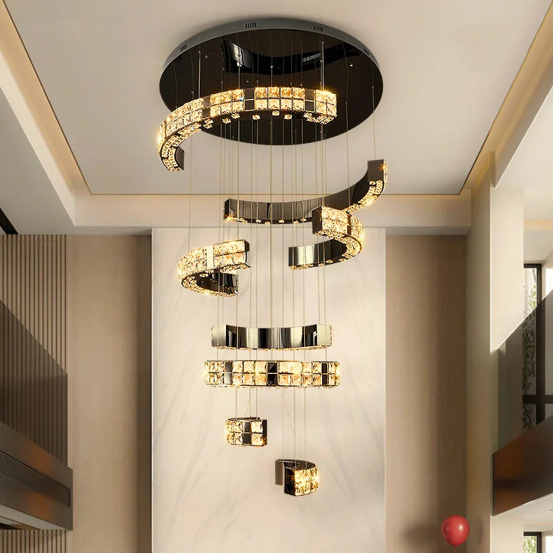 large chandeliers for high ceiling