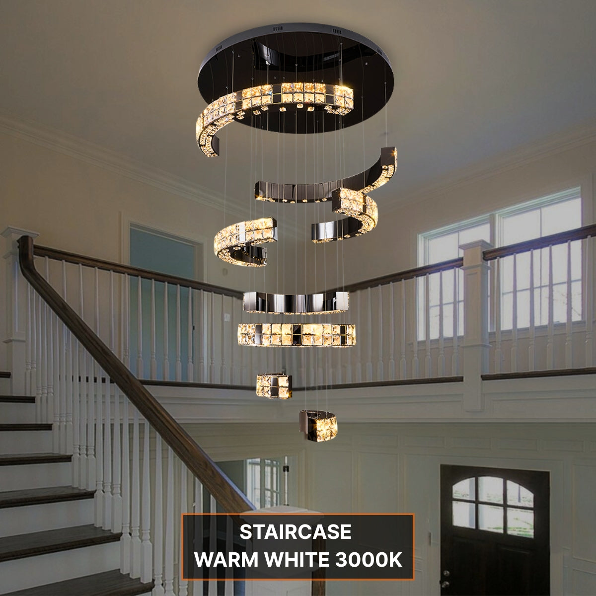 Kira Staircase Chandelier