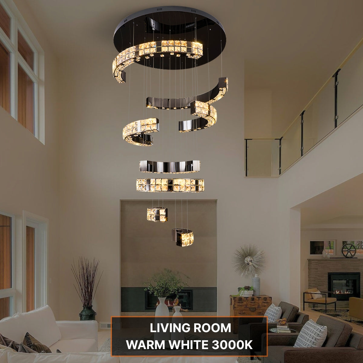 Kira Staircase Chandelier