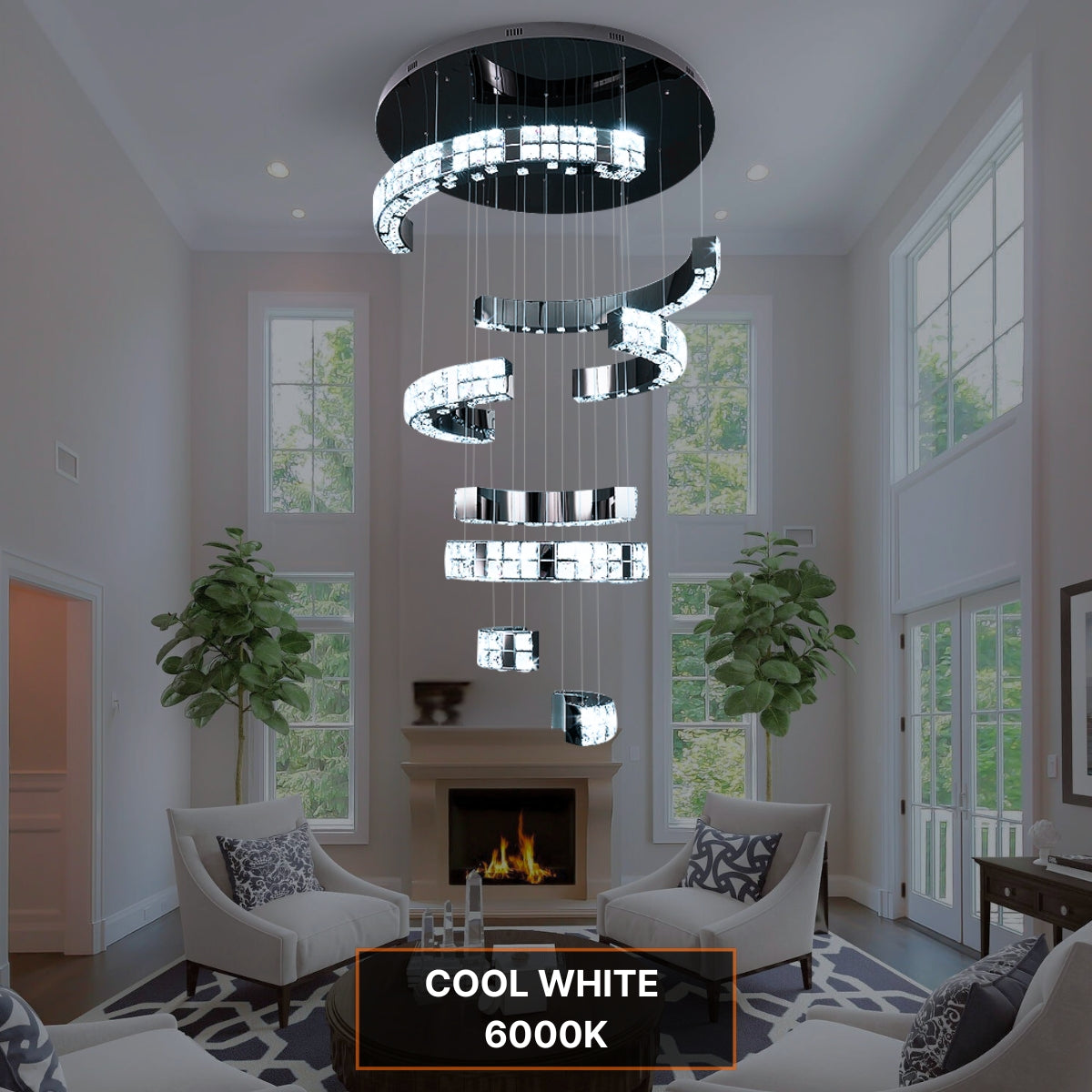Kira Staircase Chandelier