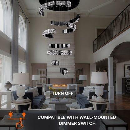 large chandeliers for high ceiling
