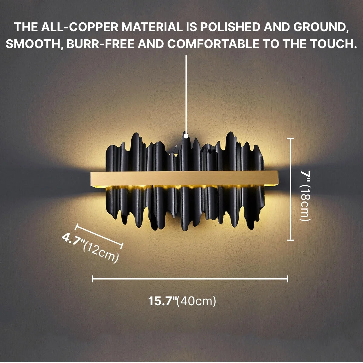 LED wall sconce dimmable