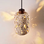 LED wood pendant light