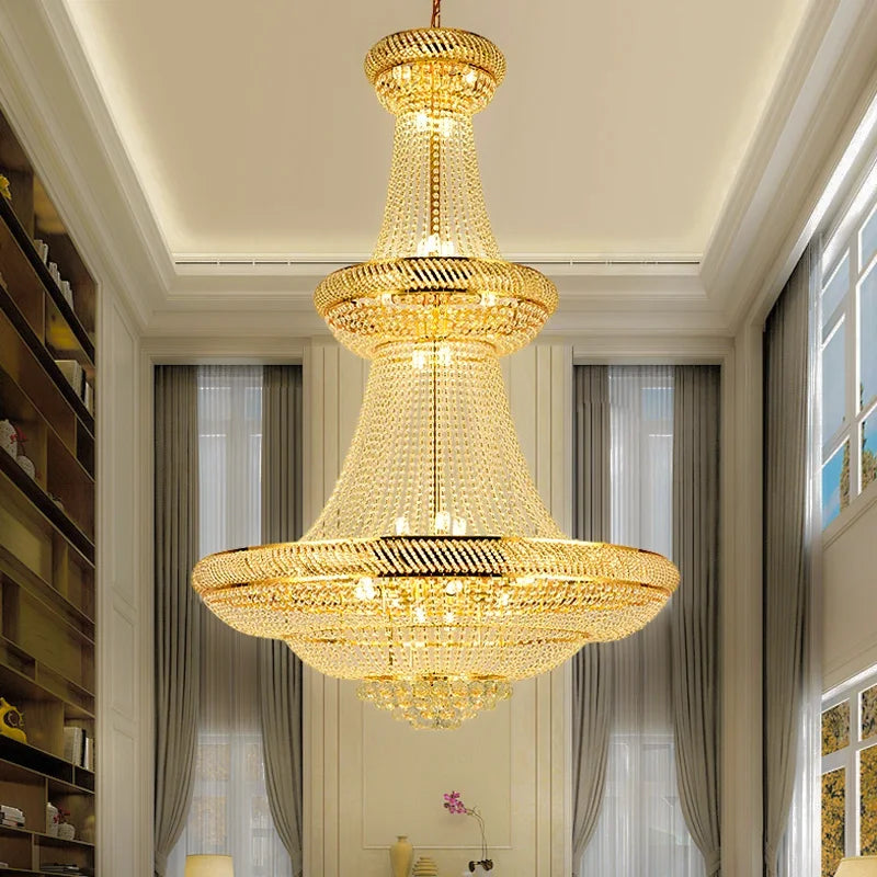 Large Gold Chandelier
