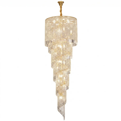 Large staircase chandelier