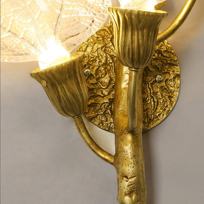 Leaf Sconce-Acrylic Leaf LED Wall Lamp With Dimmable