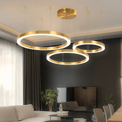 Led Ring Chandelier